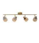 Adjustable ceiling lamps - spots - Lucide BJORN Reflector Ceiling E14 4x40W Gold Matte/Brass 77979/04/02 - product 2