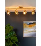 Adjustable ceiling lamps - spots - Lucide BJORN Reflector Ceiling E14 4x40W Gold Matte/Brass 77979/04/02 - product 4