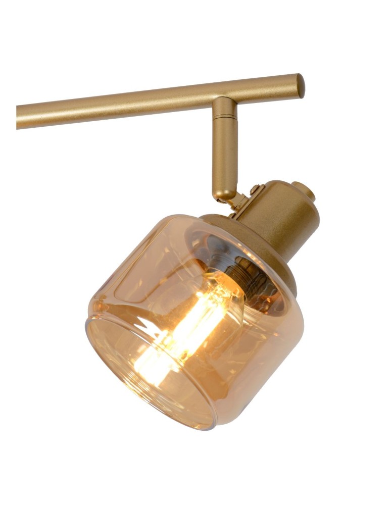 Adjustable ceiling lamps - spots - Lucide BJORN Reflector Ceiling E14 4x40W Gold Matte/Brass 77979/04/02 - product kolory-swiatla.pl 5