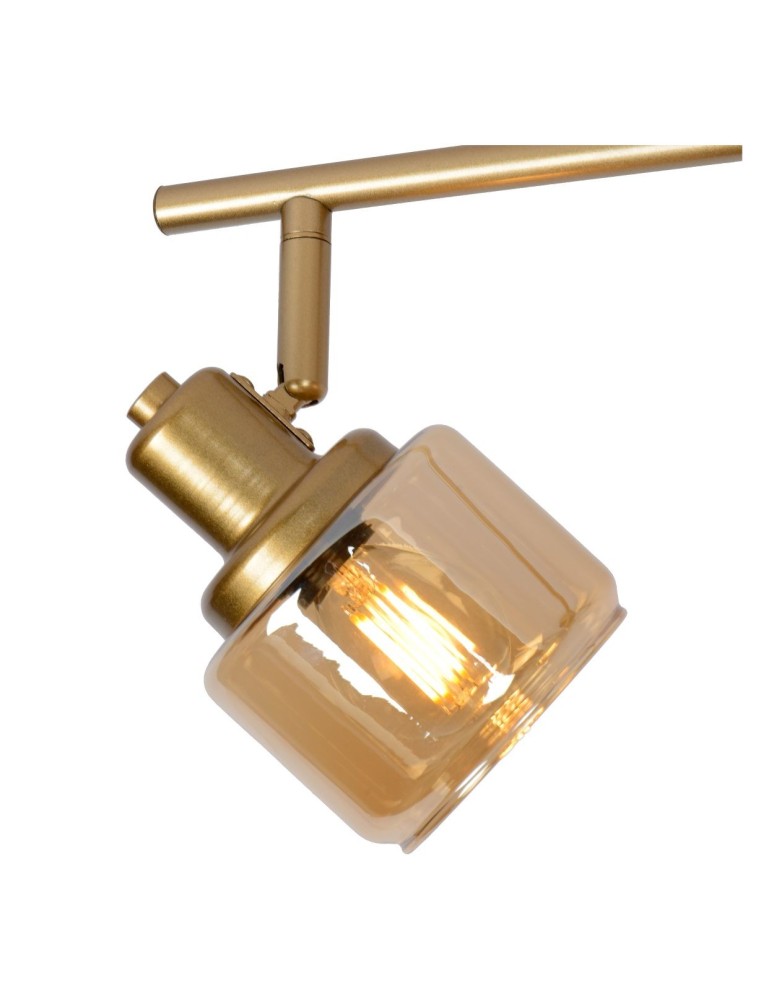 Adjustable ceiling lamps - spots - Lucide BJORN Reflector Ceiling E14 4x40W Gold Matte/Brass 77979/04/02 - product kolory-swiatla.pl 6