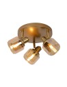 Lucide BJORN Spotlight Ceiling E14 3x40W Gold Matte/Brass 77979/13/02