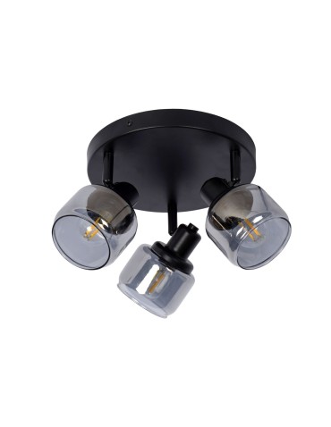 Lucide BJORN Spotlight Ceiling E14 3x40W Black/Grey 77979/13/30 - product 2