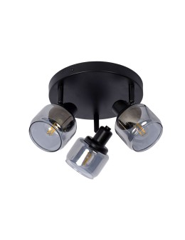 Lucide BJORN Sufitowa Reflektorowa E14 3x40W Czarny/Szary 77979/13/30 - produkt 2