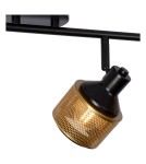 Adjustable ceiling lamps - spots - Lucide RAFA Spotlight Ceiling E14 4x40W Black/Matte Gold/Brass 77980/04/30 - product 6