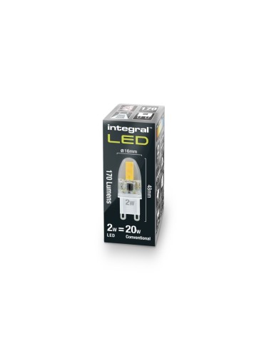 Integral LED G9 2W (20W) 4000K 170lm Non-Dimm 21-34-88 - produkt 2