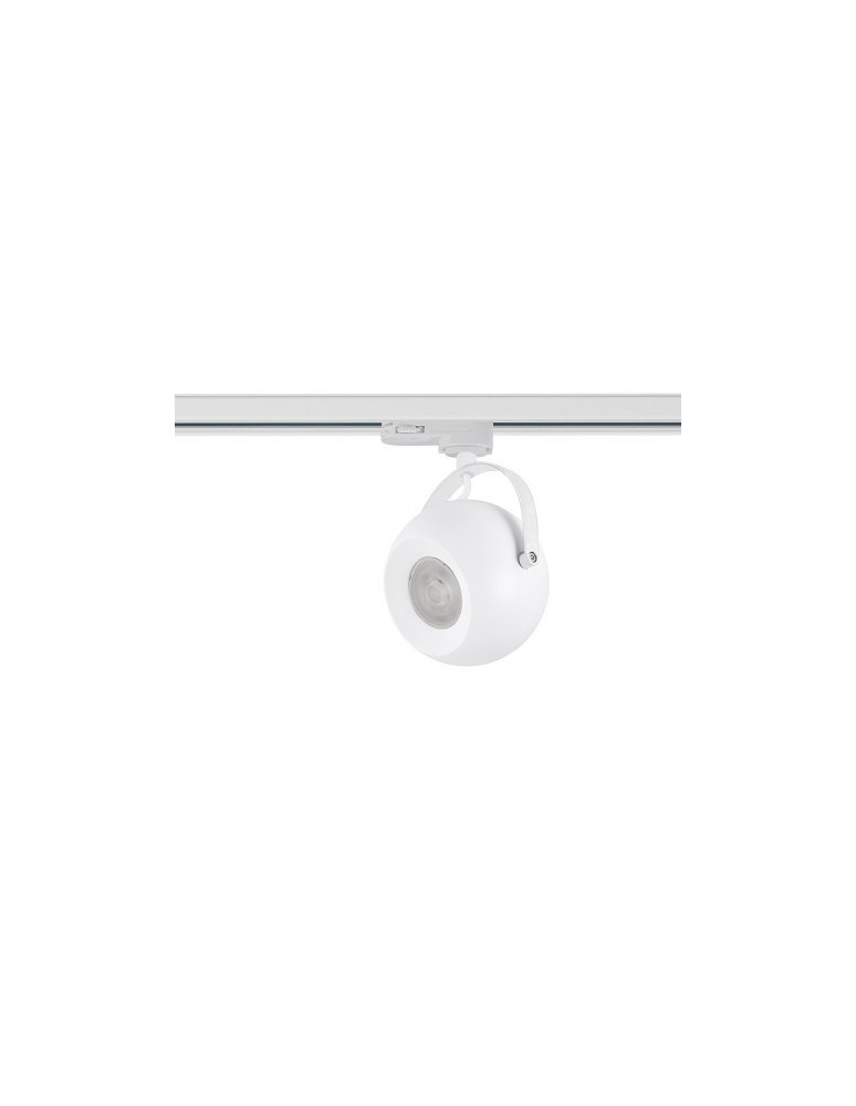 Lamps for 3-phase busbars - Azzardo GULIA TRACK 3 LINE GU10 White Spotlight for busbar 3F AZ4709. - product kolory-swiatla.pl 3