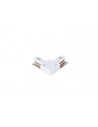 Azzardo 90-degree angle connector for 1-phase busbar White AZ4738