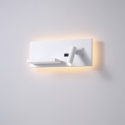 ELKIM Lighting HOTELS 417P Power LED + SMD LED 3W + 4W biała ciepła 3000K Biały 6417P1102