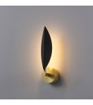 Wall lamps - ELKIM Lighting BUKET 394 SMD LED 2W warm white 3000K Black + gold 639401135 - product 1