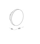 ELKIM Lighting PLUTO 228 SMD LED 4W biała ciepła 3000K Czarny 622801103 ELKIM Lighting PLUTO 228 SMD LED 4W biała ciepła 3000K Czarny 622801103