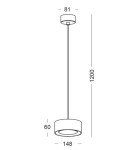 ELKIM Lighting BRAKET/Z 229 SMD LED 6W Biała ciepła 3000K Złoty z czarnym przewodem 522901105 ELKIM Lighting BRAKET/Z 229 SMD LED 6W Biała ciepła 3000K Złoty z czarnym przewodem 522901105