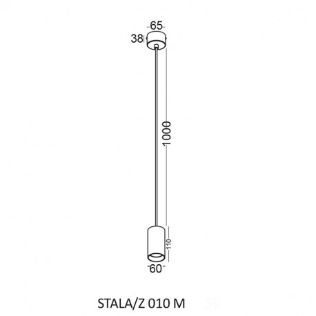 ELKIM Lighting STALA/Z 010 - M GU10 max 50W Biały 501001002