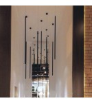 Pendant lamps - ELKIM Lighting SCOP 012 SLIM Power LED 1W Blue Black 5012S1403 - product 2