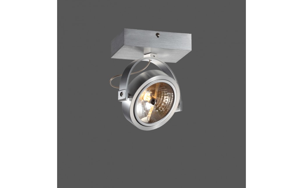 ELKIM Lighting LIRIO 128/1 ES111 GU10 230V max 50W Aluminium szczotkowane 412801001