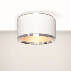 ELKIM Lighting RETI/N 104 XL SMD LED 20W biała ciepła 3000K Biały + aluminiowy ring 310403121