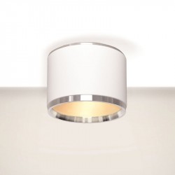 ELKIM Lighting RETI/N 104 L SMD LED 10W biała ciepła 3000K Biały + aluminiowy ring 310402121
