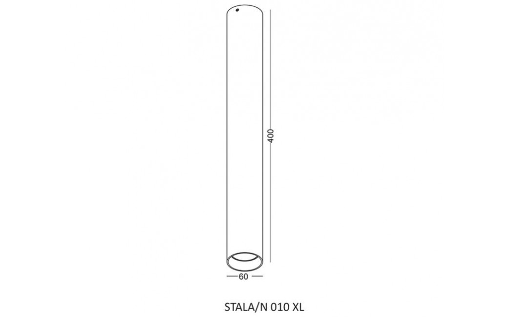 ELKIM Lighting STALA/N 010 - XL GU10 max 50W Czarny 301003003