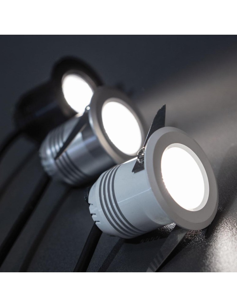 Flush-mounted lamps - pendants - ELKIM Lighting POINT 005 Power LED 3W Blue White 200501402 - product kolory-swiatla.pl 4