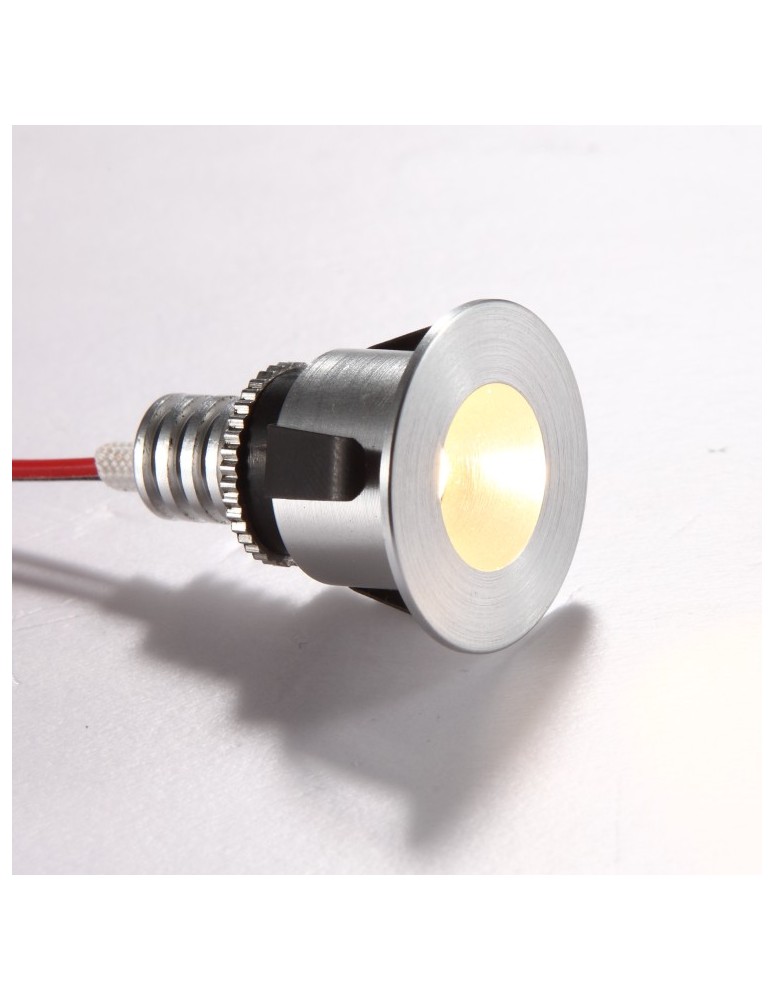 Flush-mounted lamps - pendants - ELKIM Lighting POINT 880 Power LED 1W Warm White 3000K Aluminum 288001101 - product kolory-swiatla.pl 1