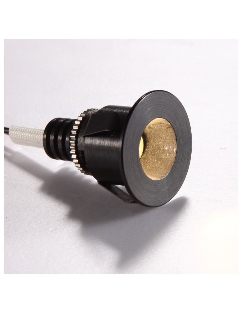 Flush-mounted lamps - pendants - ELKIM Lighting POINT 880 Power LED 1W Warm White 3000K Black 288001103 - product kolory-swiatla.pl 1