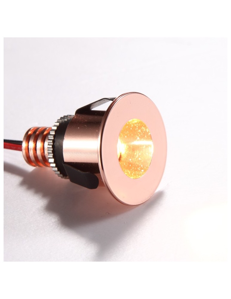 Flush-mounted lamps - pendants - ELKIM Lighting POINT 880 Power LED 1W Red Copper 288001504 - product kolory-swiatla.pl 1