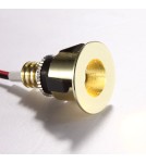 Flush-mounted lamps - pendants - ELKIM Lighting POINT 880 Power LED 1W Warm White 3000K Gold 288001105 - product 1