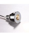 ELKIM Lighting POINT 880 Power LED 1W Biała zimna 6000K  Chrom 288001306
