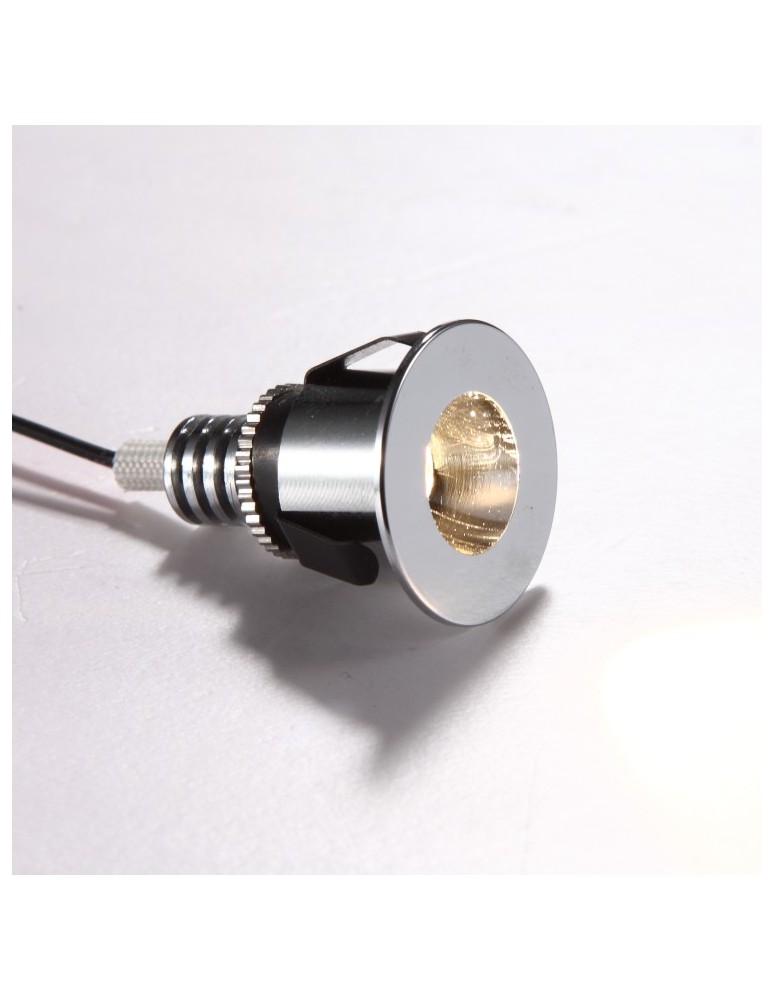 Flush-mounted lamps - pendants - ELKIM Lighting POINT 880 Power LED 1W Red Chrome 288001506 - product kolory-swiatla.pl 1