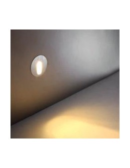 ELKIM Lighting LESEL 002 Power LED 1W Biała ciepła 3000K  Aluminium szczotkowane 100201108 - produkt 2