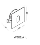 Stair lighting - ELKIM Lighting LESEL 001 L Power LED 1W Cold White 6000K White 100101302 - product 4
