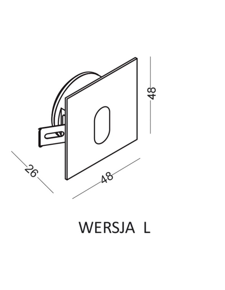 Stair lighting - ELKIM Lighting LESEL 001 L Power LED 1W Neutral White 4000K Brushed Aluminum 100101208 - product kolory-swiatla.pl 5