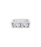Square flush-mounted lamps - Nowodvorski DOWNLIGHT ES111 Spot Concealed Max power 2x15W GU10 ES111 White 9574 - product 1