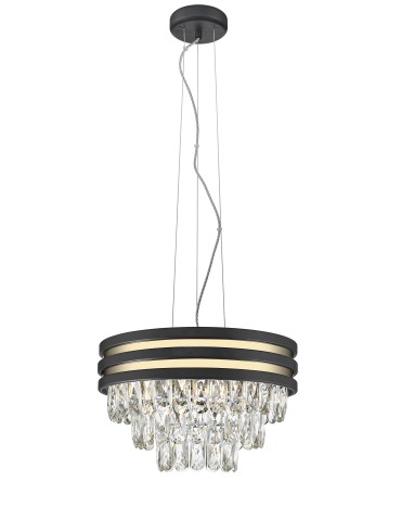 Zuma Line Naica Gold&Black/Gold&Black 4xE14 Black Matte Gold P0525-04A-P7D7 Pendant Lamp.
