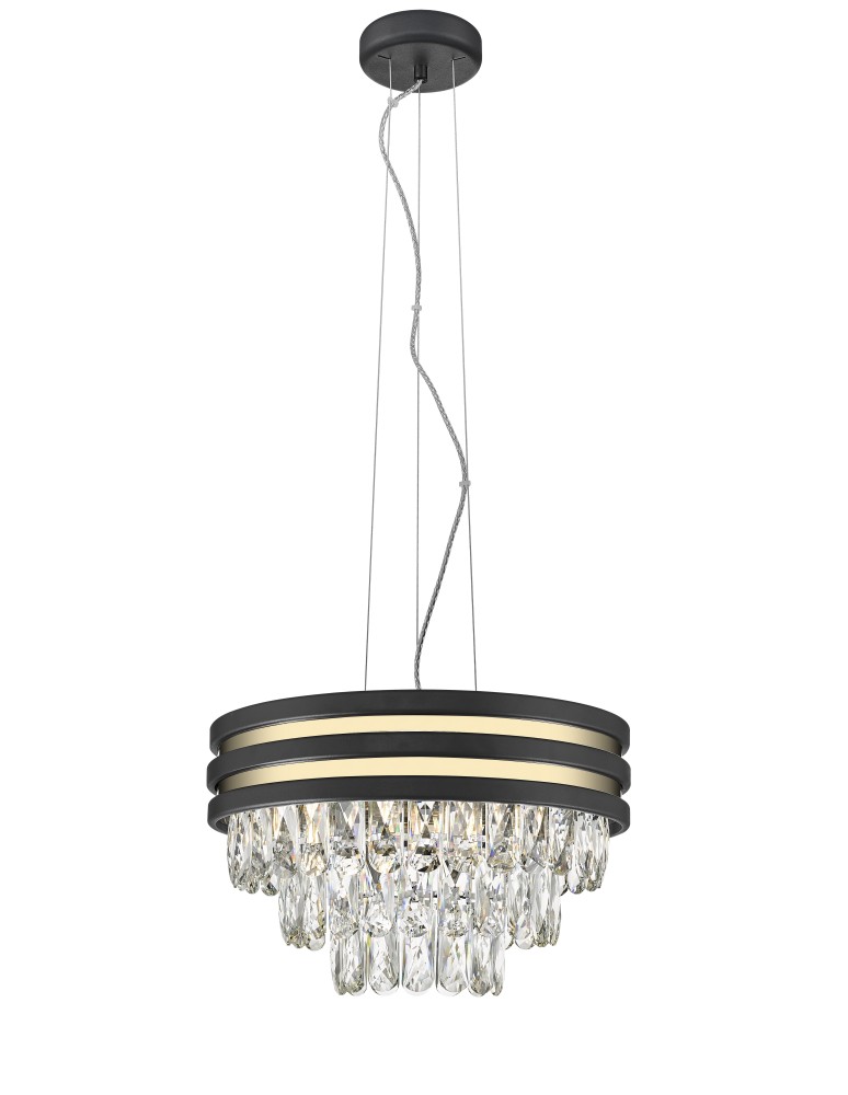 Pendant lamps - Zuma Line Naica Gold&Black/Gold&Black 4xE14 Black Matte Gold P0525-04A-P7D7 Pendant Lamp. - product kolory-swiatla.pl 1