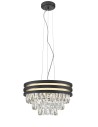 Zuma Line Naica Lampa Wisząca Złota&Czarna/Gold&Black 4xE14 Czarny Mat Złoty P0525-04A-P7D7