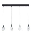 Pendant lamps on a strip - Zuma Line Ore Pendant Lamp Chrome 3xLED 360lm Chrome P0531-04B-B5AC. - product 1