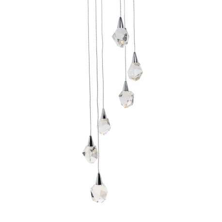 Zuma Line Ore Lampa Wisząca Chrome 6xLED 360lm Chrom P0531-06C-B5AC