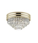Ceiling lamps with crystals - Zuma Line Naica Gold/Gold Ceiling Lamp 5xE14 Matte Gold C0525-05A-V6B5. - product 1