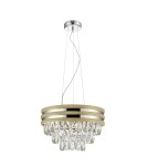 Pendant lamps - Zuma Line Naica Gold/Gold 4xE14 Matte Gold P0525-04A-F4V6 Pendant Lamp. - product 1