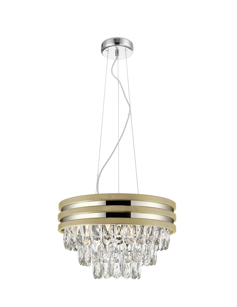 Pendant lamps - Zuma Line Naica Gold/Gold 4xE14 Matte Gold P0525-04A-F4V6 Pendant Lamp. - product kolory-swiatla.pl 1