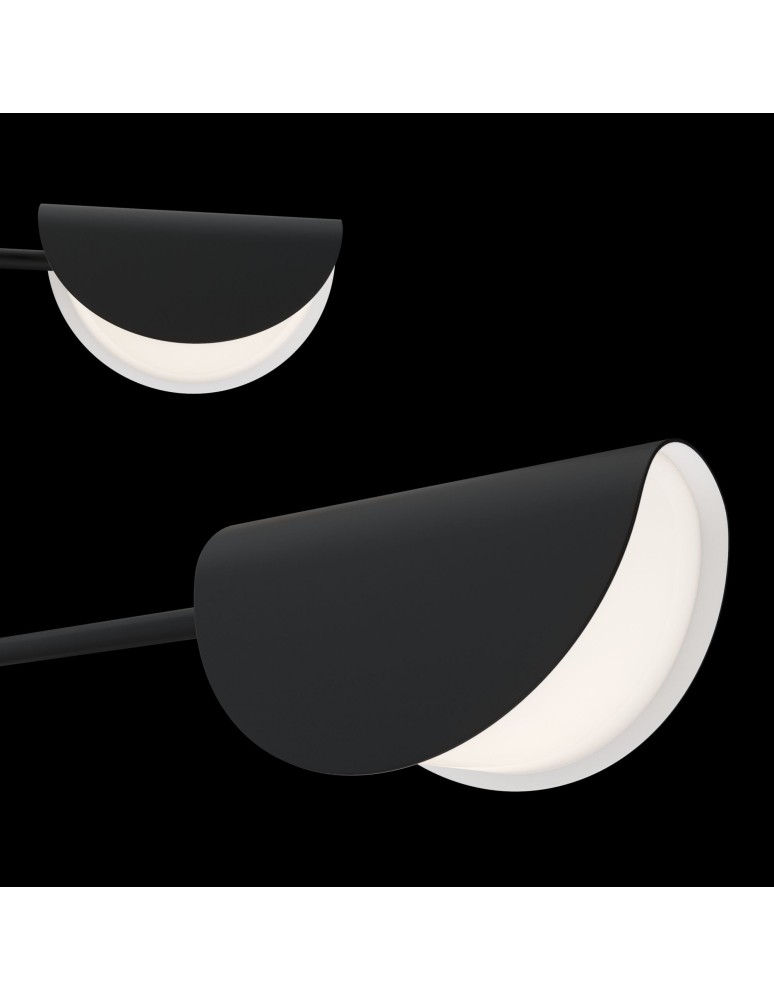 Modern chandeliers - Maytoni Mollis Chandelier G9 8x28W Black MOD126PL-08B - product kolory-swiatla.pl 4