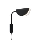 Wall lamps - Maytoni Mollis Wall Mounted G9 1x28W Black MOD126WL-01B - product 1