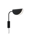 Maytoni Mollis Ścienna G9 1x28W   Czarny  MOD126WL-01B