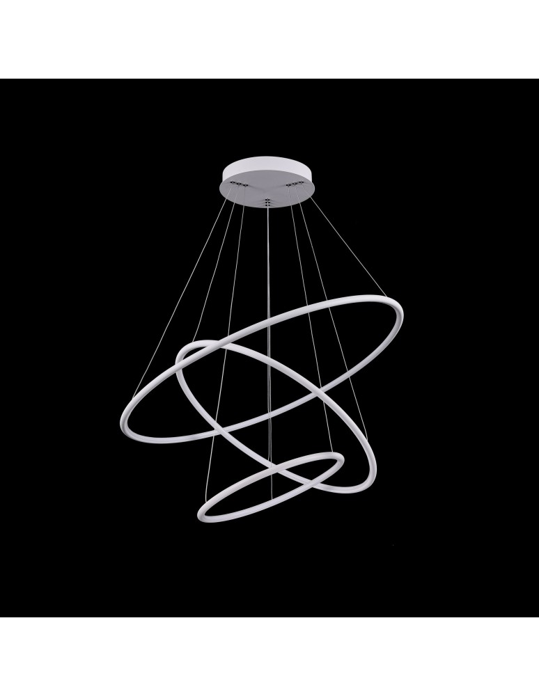 Pendant lamps circles - Maytoni Nola LED 110W 3000K 5500lm pendant MOD877PL-L110W white - product kolory-swiatla.pl 3