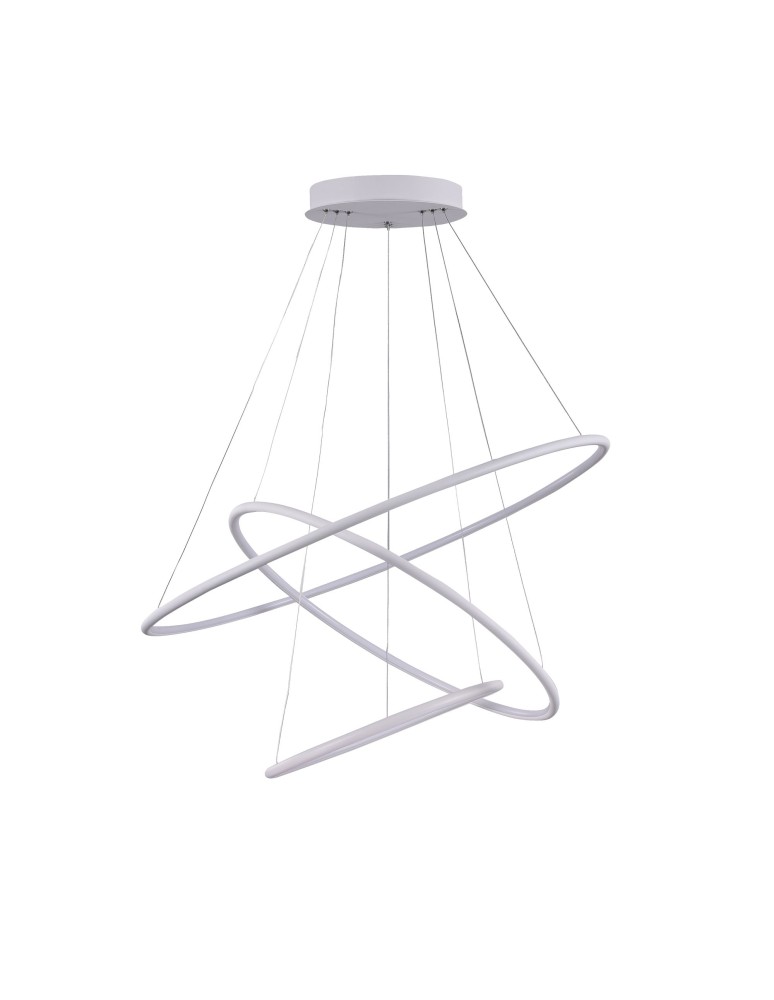 Pendant lamps circles - Maytoni Nola LED 110W 3000K 5500lm pendant MOD877PL-L110W white - product kolory-swiatla.pl 4