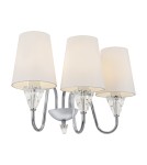 Wall lamps with lampshade - Maytoni Florero Wall-mounted E14 3x40W Chrome MOD078WL-03CH - product 2