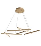 LED pendant lamps - Maytoni Line Pendant LED 75W 3000K 3500lm Gold Matte MOD016PL-L75MG3K. - product 1