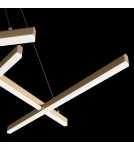 LED pendant lamps - Maytoni Line Pendant LED 75W 3000K 3500lm Gold Matte MOD016PL-L75MG3K. - product 3