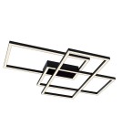 Geometric ceiling lamps - Maytoni Line LED 80W 3000K 3900lm ceiling MOD015CL-L80B black. - product 1