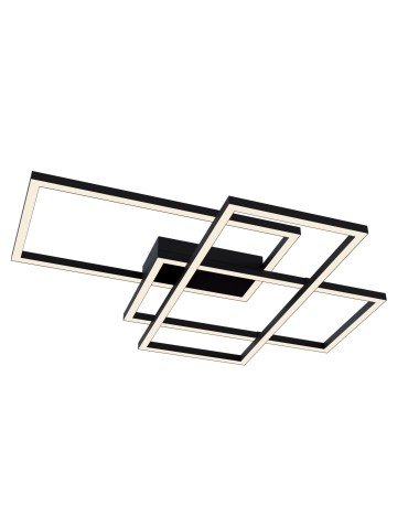 Maytoni Line LED 80W 3000K 3900lm ceiling MOD015CL-L80B black.